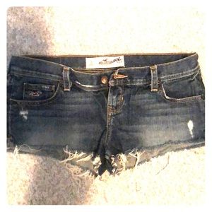 Hollister size 3 cut off shorts